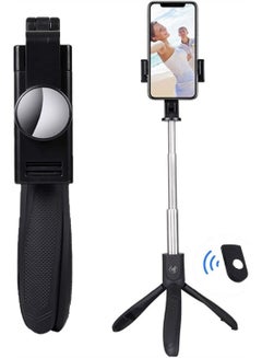 Buy Selfie Stick Tripod Extendable With Bluetooth Shutter Remote Control For Smartphone Self-Portrait Artifact in Saudi Arabia