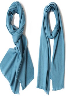 Buy Warm Solid Short Beard Wool Scarf in UAE