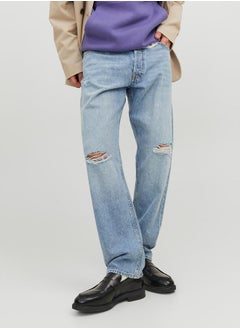 اشتري High Rise Relaxed Fit Distress Jeans في السعودية