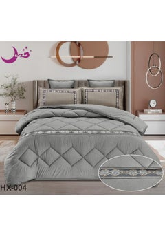 اشتري مفرش سرير صيفي نفرين 6 قطع حشوة وسط خامة مايكرو فايبر 230×250 سم في السعودية