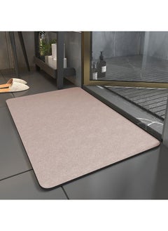 اشتري Diatomite quick-drying household absorbent pad bathroom floor mat-pink في الامارات