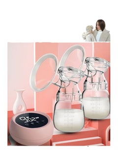 Buy Bilateral Electric Breast Pump Big Suction With Milk Feeding Bottle in Saudi Arabia