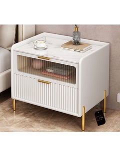 اشتري European-style Light Luxury Bedside Table With Drawers 45*40*52cm في السعودية