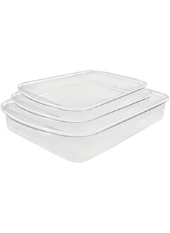 Buy Rectangular Oven Tray Set 3 Pcs in Egypt