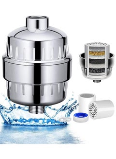 Buy Showerhead Filters 10 Stage Filter Shower Head Filter Showerhead Filter High Output Shower Filter Water Purifier for Hard Water Removes Chlorine and Harmful Substances in UAE