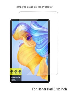 Buy Tempered Glass Screen Protector For Honor Pad 8 12.0 Inch Clear in Saudi Arabia