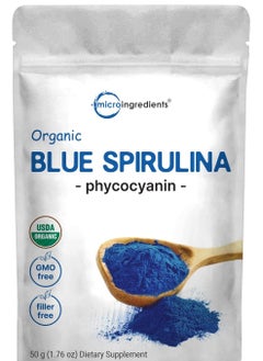 اشتري Organic Blue Spirulina Powder Vegan Protein 50G في السعودية