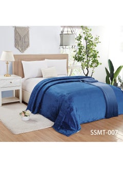 Buy 1 Piece Soft Bed Polyester Blanket single Size 150*200 cm in Saudi Arabia