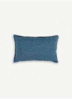 اشتري Davey Linen Cushion Navy Blue في الامارات