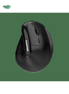 Buy Ergonomic Vertical Wireless Mouse, 4000dpi 5-Speed Adjustable, 2.4g Optical Mouse With Usb Receiver, Plug And Play, Suitable For Home Office in UAE