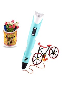 Buy 3D Pen upgrade Intelligent 3D Printing Pen with Smoother Experience Printer Pens with LCD Screen Automatic Feeding include12 Colors PLA Filament Refills,Interesting Gifts for All Ages. in UAE