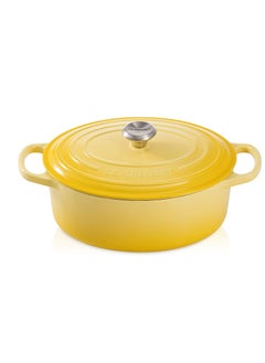 Buy Le Creuset Signature Cast Iron 20cm Round Casserole 2.4L (Yellow) in UAE