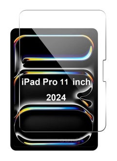 Buy Screen Protector Compatible with Ipad Pro 11Inch 9H Hardness Tempered Glass Film, Ultra Resistant Anti-Fingerprints HD-Clear Tablet Film for Ipad Pro 11 2024 in UAE