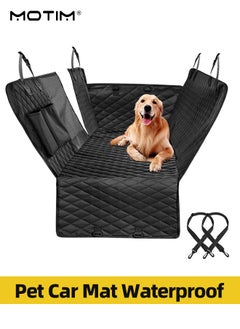 Buy Dog Car Seat Cover Waterproof and Scratchproof Dog Cover for Car Backseat Nonslip with Mesh Window Durable Dog Hammock with Side Flaps for Cars Trucks and SUV in UAE