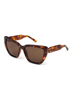 Buy RDS-6501 Women Cat-Eye Polarized Sunglasses Brown 57 mm in UAE