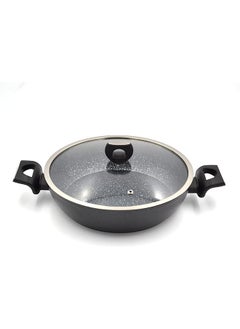 اشتري Nora Granite Short Pot Black 28 X 7 Cm A2945 في السعودية