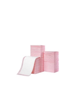 Buy 40 Pieces Baby Disposable Changing Mats,Waterproof Baby Changing Pads, 60x60 cm, Highly Absorbent Leakproof Changing Pad Baby, Ultra soft Diaper Changing Mat Underpads for Baby Pink in Saudi Arabia