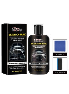 اشتري Car Scratch Repair, Car Scratch Remover Car Maintenance Refurbishment Paint Scraping Polishing Repainting Brightening Car Paint Scratch Wax 100ml في الامارات