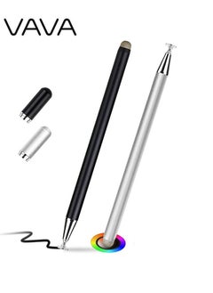 اشتري Stylus Pen for Touch Screen (2 Pack Two Way High Sensitivity) Universal Capacitive Pen for iPad iPhone Android Samsung Phone Microsoft Tablet في الامارات