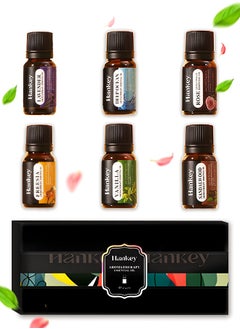 Buy Essential Oils 6 Blends Set, Perfect for Humidifiers and Diffusers, Aromatherapy Diffuser Oils Scents, Essential Oil Kit for Home Use, Essential Oil Pack with Various Scents in Saudi Arabia