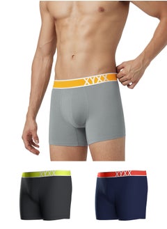 اشتري IntelliSoft Micro Modal Solid Volt Trunk for Men Pack of 3 في الامارات