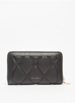 اشتري Quilted Zip Around Wallet في السعودية