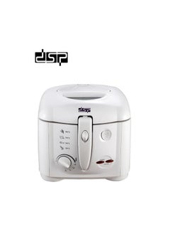 Buy DSP Deep Fryer - 1500W - White - KB2002 in Egypt