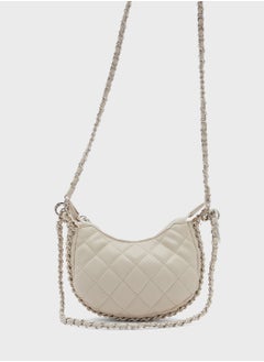 Buy Quilted Crossbody Bag With Chain in Saudi Arabia