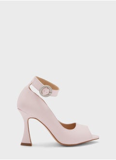 Buy Ankle Strap Peep Toe Pump in UAE