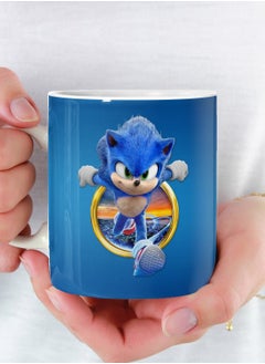 Buy Sonic the Hedgehog Mug Ceramic Mug for Tea and Coffee Multicolour 11Oz in Saudi Arabia