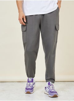 اشتري Oversized Fit Drawcord Waistband Cargo Joggers في السعودية