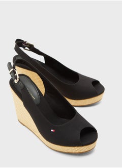 Buy Iconic Elena Sling Back Wedge Pump - BDS in UAE