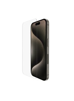 Buy Screen Protector Tempered Glass for iPhone 15 Pro in Saudi Arabia