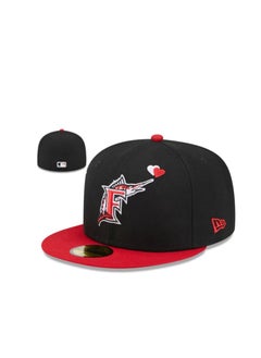 Buy NEW York 3D Embroidered Fitted Baseball Team Cap with Closed Back for Sun Protection63.5cm in Saudi Arabia