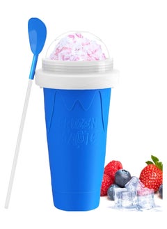 اشتري Slushy Maker Cup, Ice Frozen Squeeze Cup Cooling Freeze Mug Milkshake Smoothie في الامارات