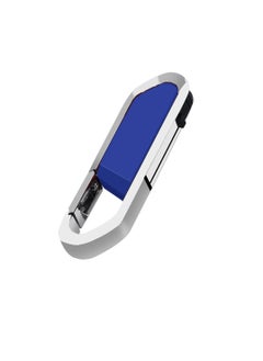 اشتري USB Flash Drive, Portable Metal Thumb Drive with Keychain, USB 2.0 Flash Drive Memory Stick, Convenient and Fast Pen Thumb U Disk for External Data Storage, (1pc 1GB Blue) في الامارات