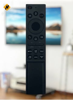 اشتري HuHa  Samsung Smart Voice TV Remote Control with Netflix, Prime Video, Samsung TV,WWW, Rakuten TV Buttons في الامارات