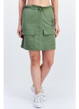 Buy Women Sportswear Fit Training Skirt, Olive in UAE