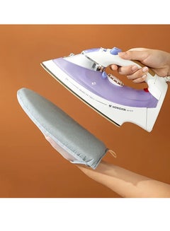 Buy Handy Mini Ironing Board,Mini Garment Steamer Ironing Heat Resistant Glove,Waterproof Anti Steam Mitt With Finger Rings For Collars And Ties Home Supplies in Saudi Arabia