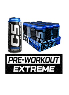 Buy C5 Extreme Mixed Berry Pre-Workout (Full Box 12 Cans) in UAE