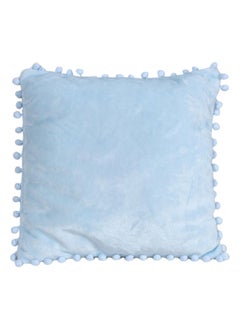 Buy Zen Flannel Cushion, Ice Blue – 40x40 cm in UAE