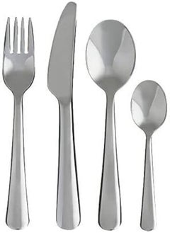 Buy Cutlery Set, 24 Pcs - Pure Stainless Steel 316 Grade, Heavy Duty in Egypt