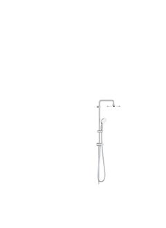 Buy Grohe Tempesta sysytem 200 shower System with diverter for wall mounting GR in UAE