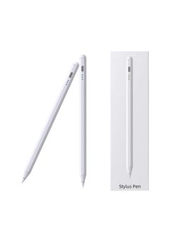 اشتري Rechargeable Tablet Stylus Wireless Bluetooth Link Suitable for Apple iPad Pro 11/12.9, iPad Mini 6, iPad Air 4/5 White في السعودية