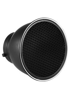 اشتري 7" Standard Reflector Diffuser Lamp Shade Dish with 60° Honeycomb Grid for Bowens Mount Studio Strobe Flash Light Speedlite في الامارات