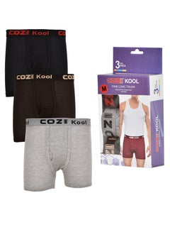 Buy Cozi Men's Cotton Boxers (Pack of 3) in UAE