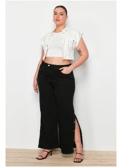 اشتري Plus Size Jeans - Black - Wide leg في مصر