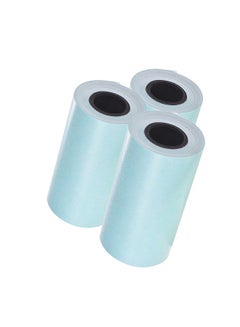اشتري Printable Sticker Paper Roll Direct Thermal Paper with Self-adhesive 57*30mm for PeriPage A6 Pocket Thermal Printer for PAPERANG P1/P2 Mini Photo Printer,  3 Rolls في الامارات