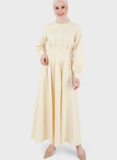 Buy Flared Puff Sleeve Dress in UAE