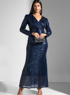 Buy Shimmer Mermaid Cut Dress in UAE